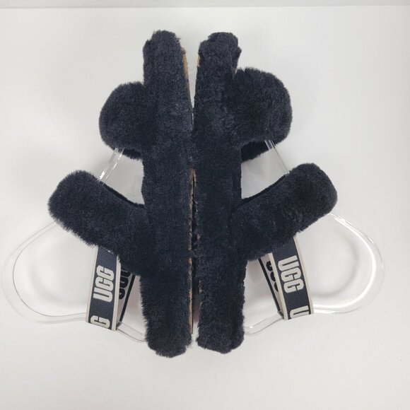 UGG Kid's Black Oh Yeah Slides Slipper S/N1115752K US Size 3 - Picture 6 of 8